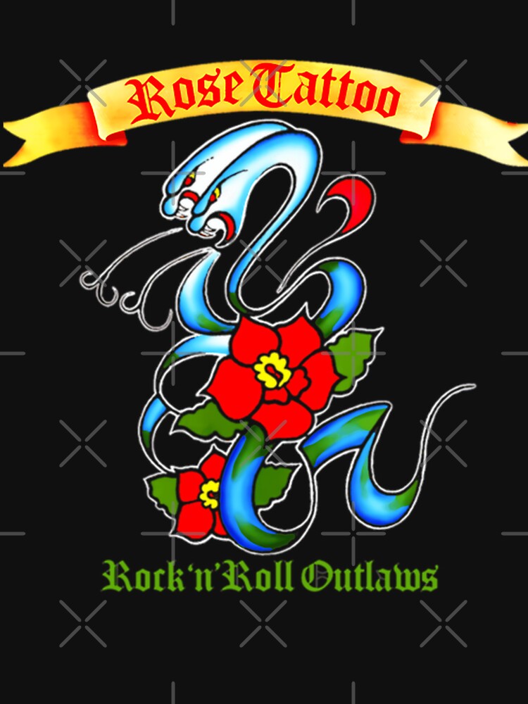 Rose Tattoos Rock And Roll Outlaws Shirt