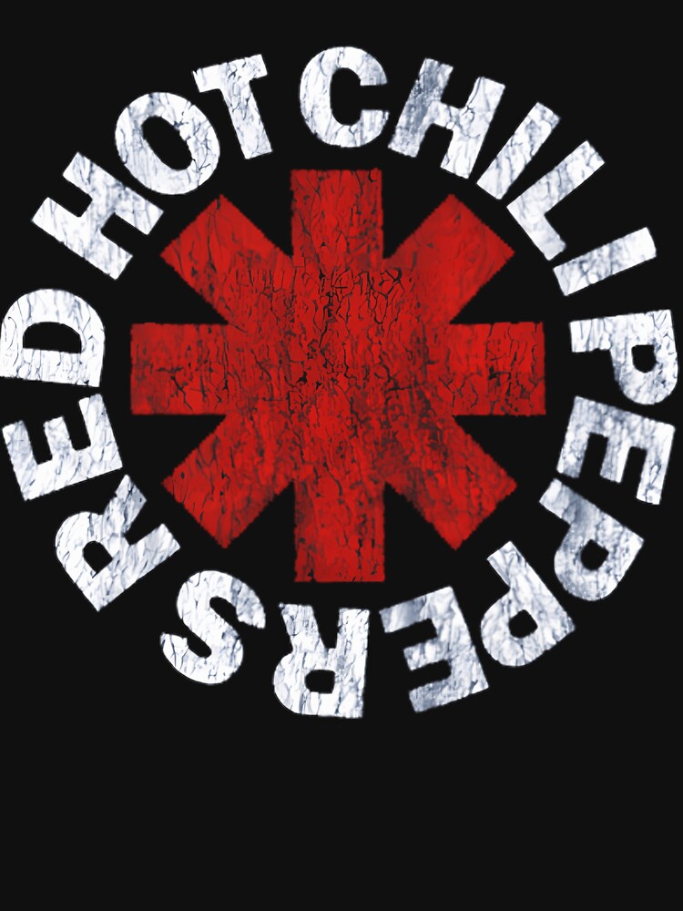 Black Hot Peppers Rock Band Graphic New Shirt