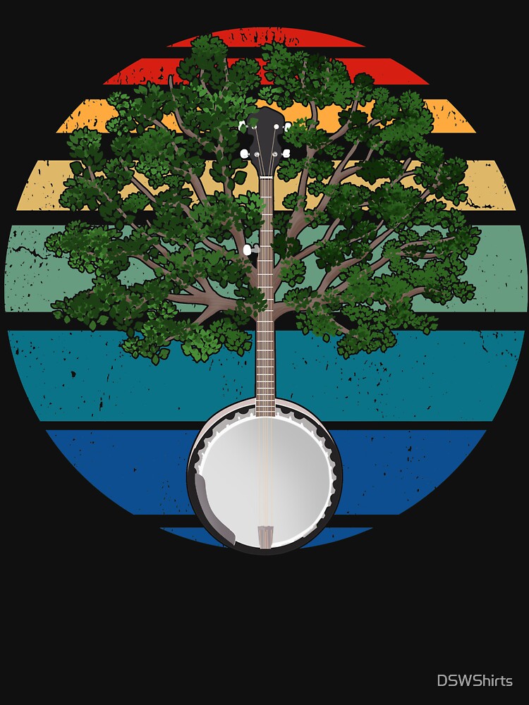 Vintage Banjo Retro Country Music Bluegrass Shirt