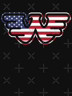 Waylon Jennings American Flag Shirt