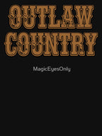 Outlaw Country County Music Design Shirt
