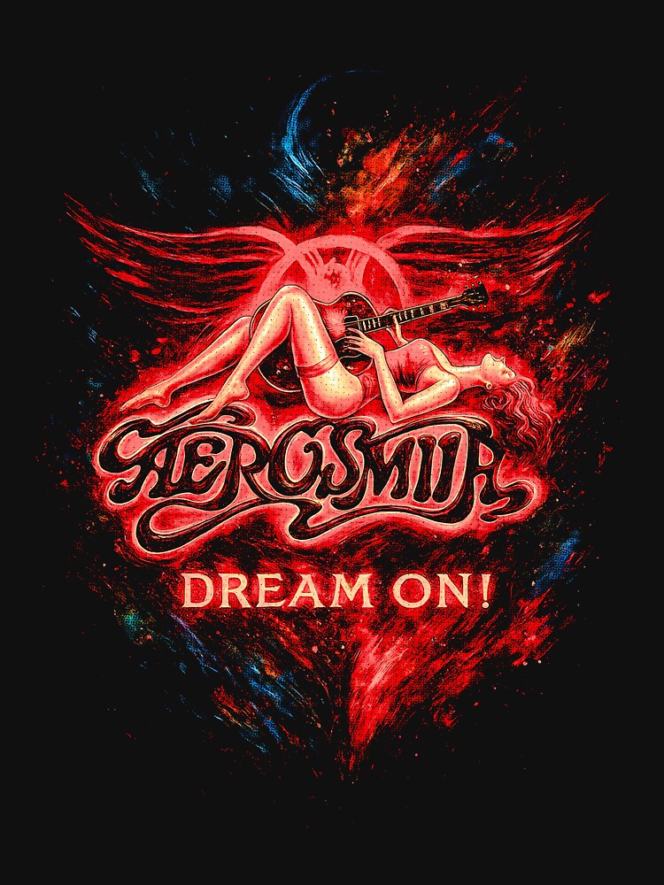 Women Aerosmith Dream On Vintage Rock Shirt