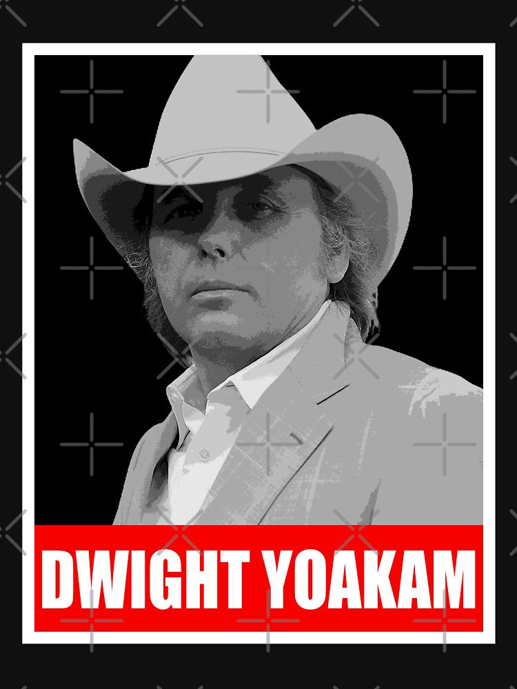 Retro Dwight Yoakam Pop Art Portrait Shirt