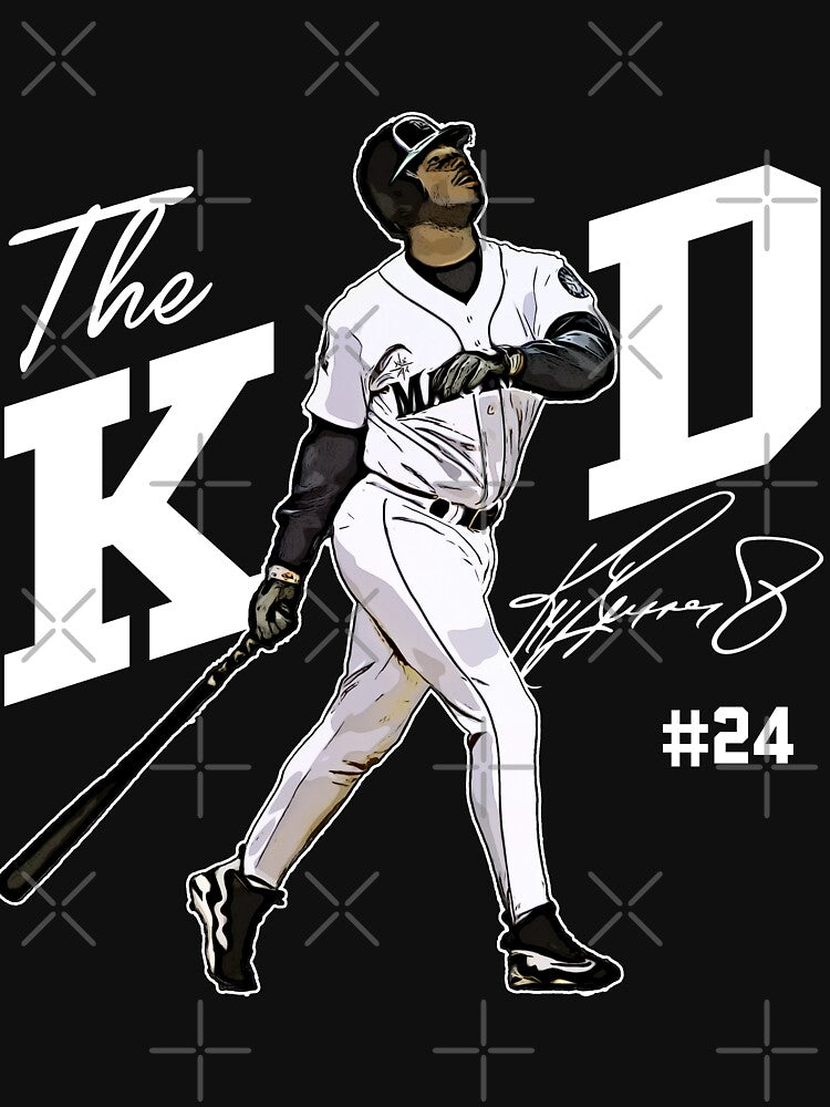 Ken Griffey Jr The Kid Baseball Vintage Signature 80s 90s Bootleg Rap Shirt