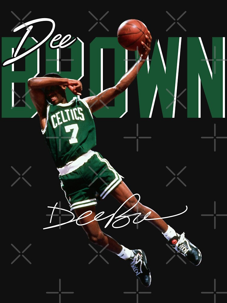 Dee Brown No Look Basketball Signature Vintage Retro 80s 90s Rap Shirt