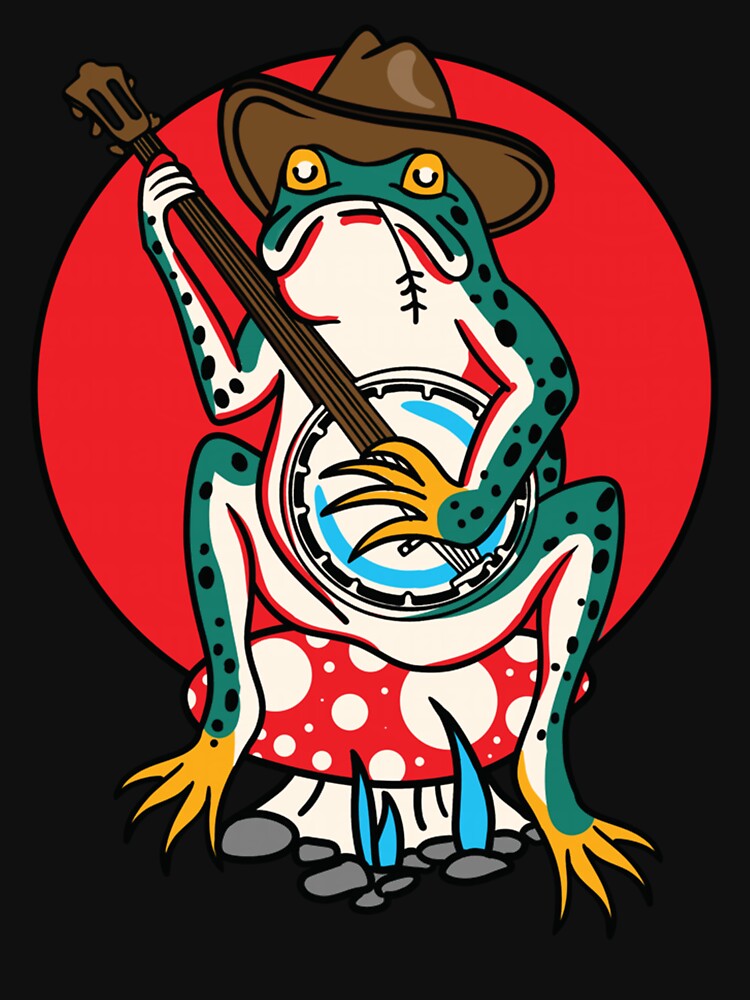 Country Singer Frog Playing Banjo Shirt
