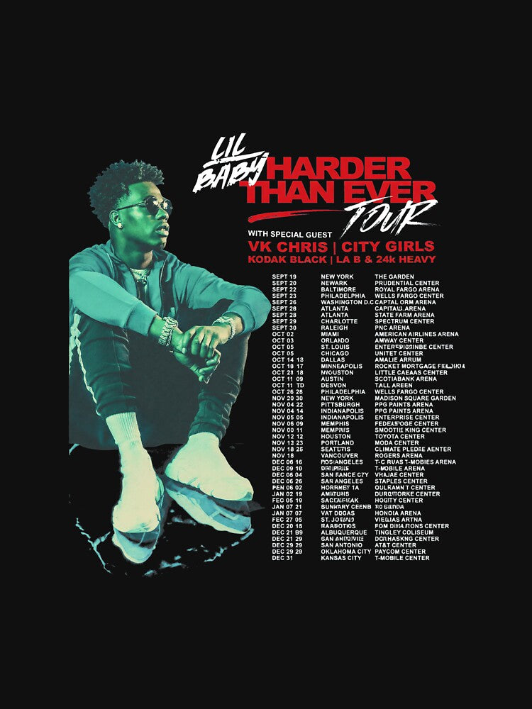 American Rapper Harder Tour Dates Shirt