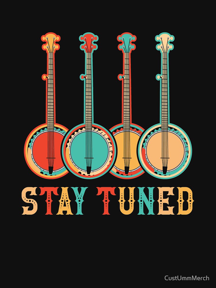 Funny Retro Banjo Bluegrass Musician Shirt