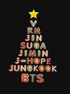 BTS Members Christmas Tree Shirt