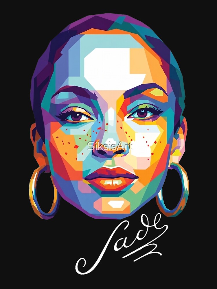 Sade Adu Colorful Pop Art Shirt