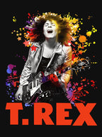 T Rex Marc Bolan Live Guitar Portrait Shirt