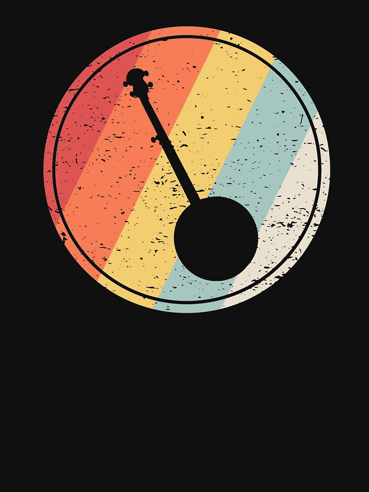 Vintage Retro Banjo Player Shirt