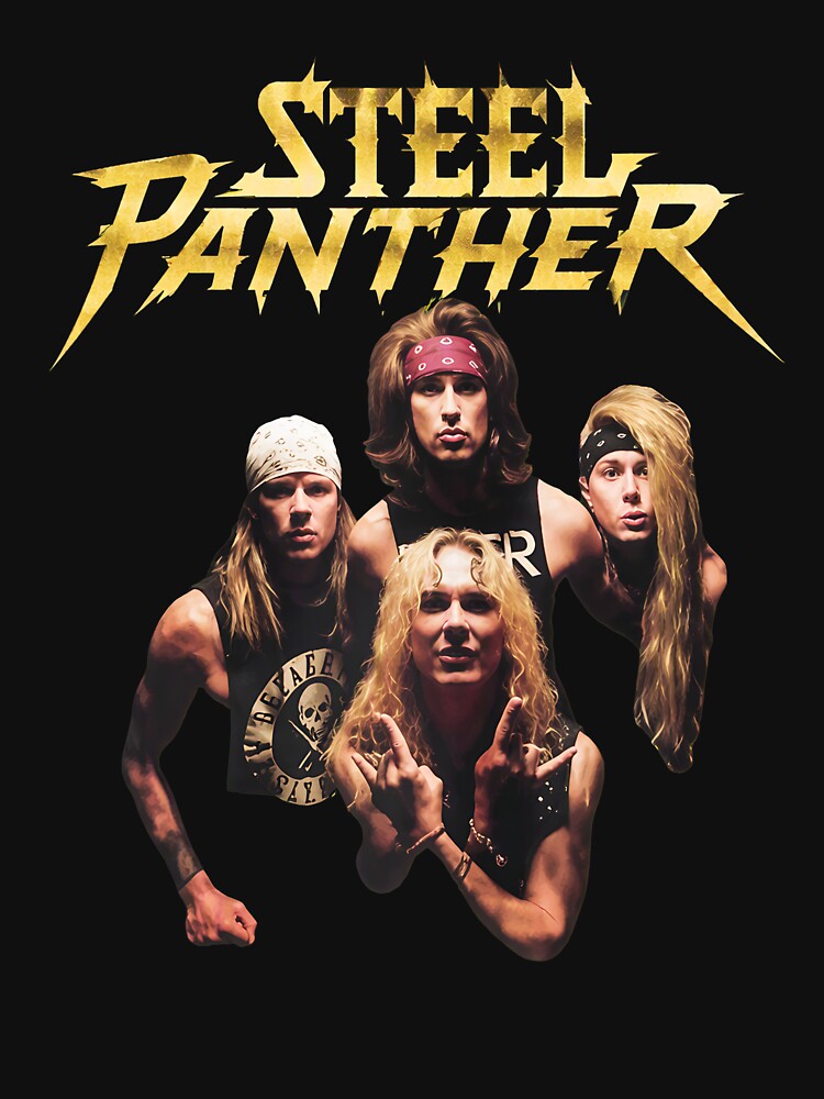 Steel Panther Band Retro 80s Hair Metal Shirt