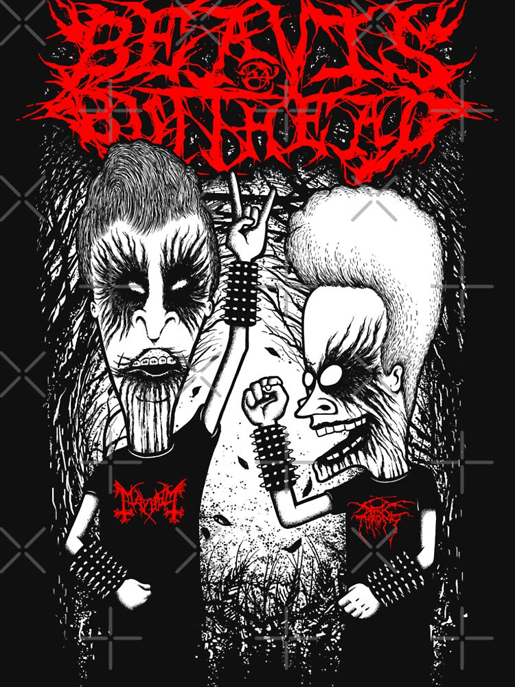 Black Metalheads Duo Shirt