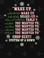 System Of A Down Chop Suey Christmas Version Shirt