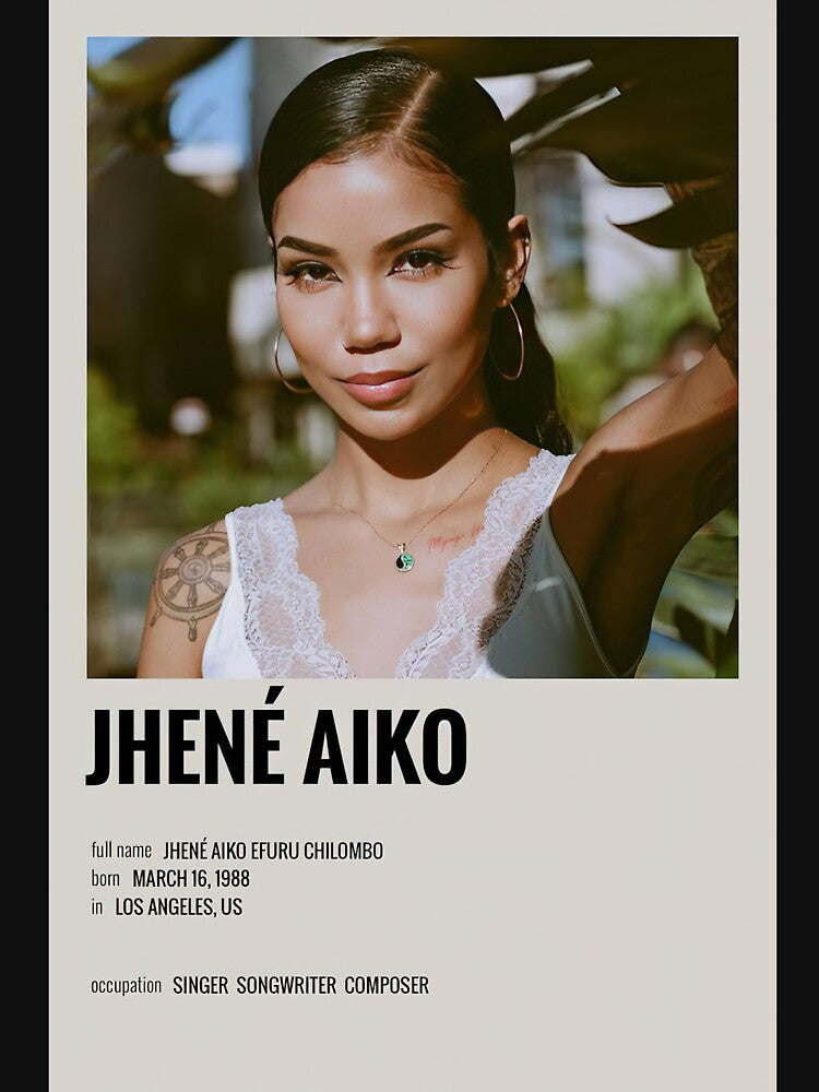 Vintage Jhené Aiko R&B Singer Songwriter Minimalist Shirt