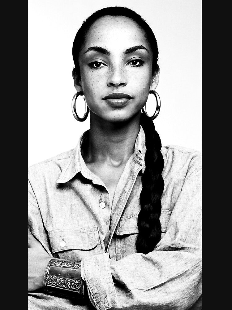 Sade Black And White Portrait Shirt