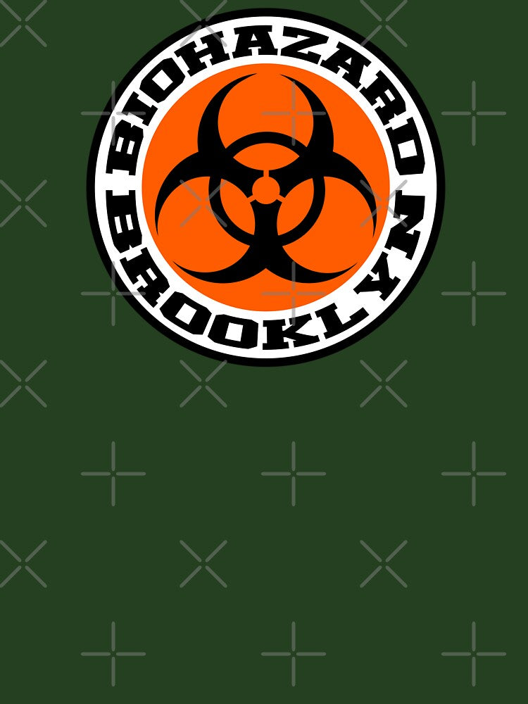 Biohazard Brooklyn NYHC Orange Patch Logo Shirt