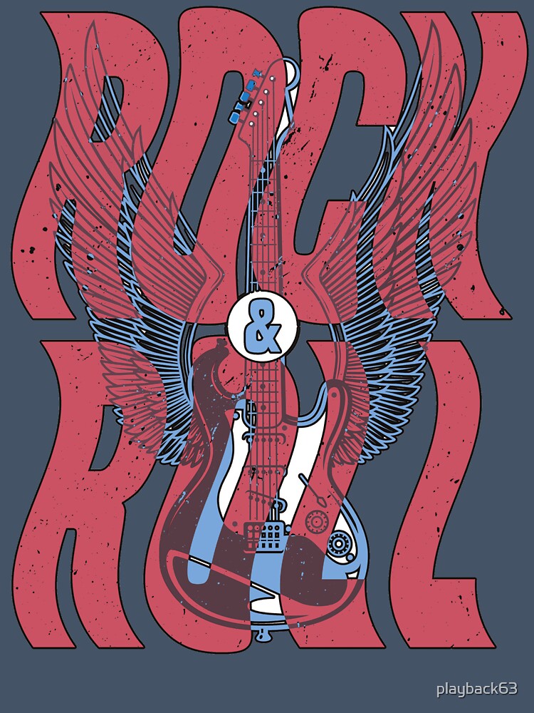 ROCK AND ROLL Electric Guitar Shirt