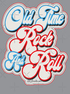 Old Time Rock And Roll Word Art V2 Shirt