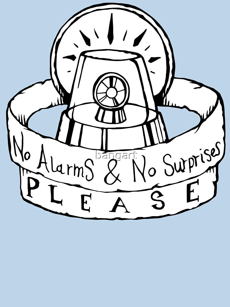 Radiohead - No Surprises - Illustrated Lyrics Shirt