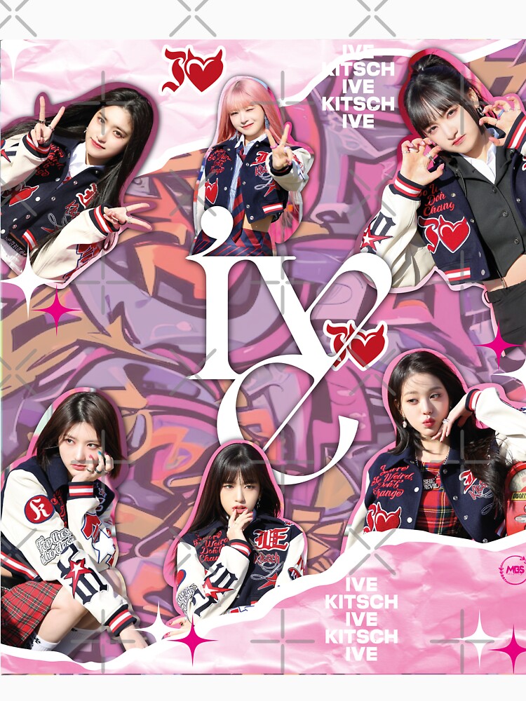Ive Collage Style Design Shirt