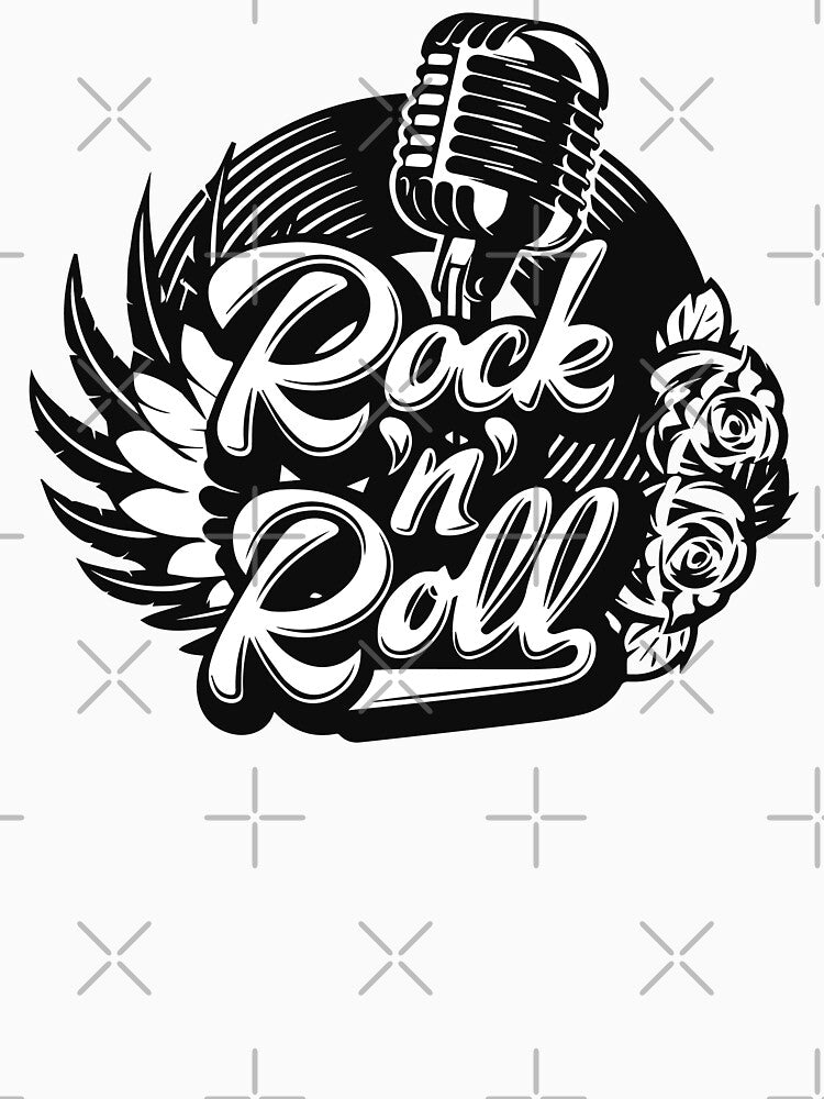 Rock 50s Rockabilly Music Rock And Roll Vintage Rocker 60s 70s Shirt
