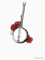 Hipster Banjo & Roses Shirt