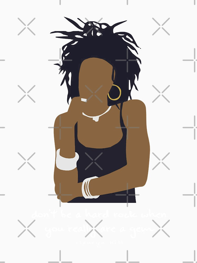 Creme Album Lauryn Hill Minimalist Portrait Hip Hop Artist Shirt