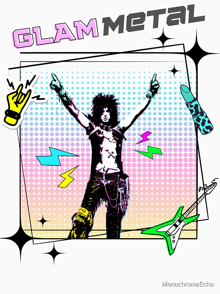 Glam-Hair Metal Frontman Shirt