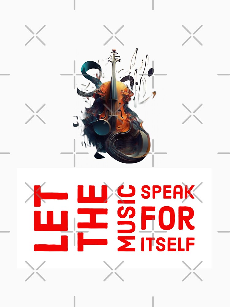 Let The Music Speak For Itself 1 From EgyApe Artists Shirt