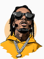 Soft Vibes Rapper Dude Shirt