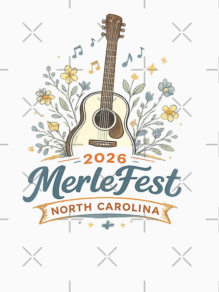 MerleFest 2026 North Carolina Bluegrass Festival Shirt