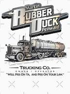 Rubber Duck Trucking Co - Convoy Cult 70s Movie Shirt