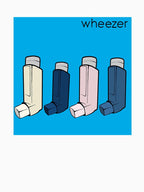 Wheezer Blue Album Weezer But They're Asthma Puffers Shirt