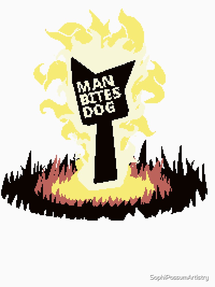Femtanyl Burning Man Bites Dog Shirt