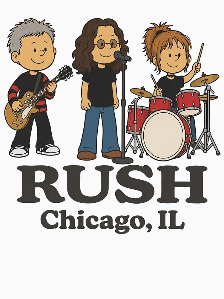 Rush Band Anika Rock Cartoon Tour Rock Band Tour 2026 Shirt