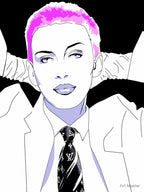 Annie Lennox Purple Shirt