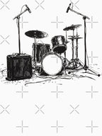 Drum Kit Sketch Shirt