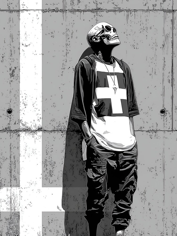 Concrete Faith Street Soul In Bone And Shadow Shirt