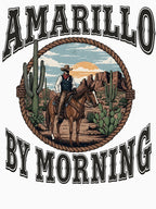 Amarillo By Morning Cowboy Western Rodeo Desert Shirt