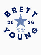 Brett Young 2026 World Tour Vintage Country Music Shirt