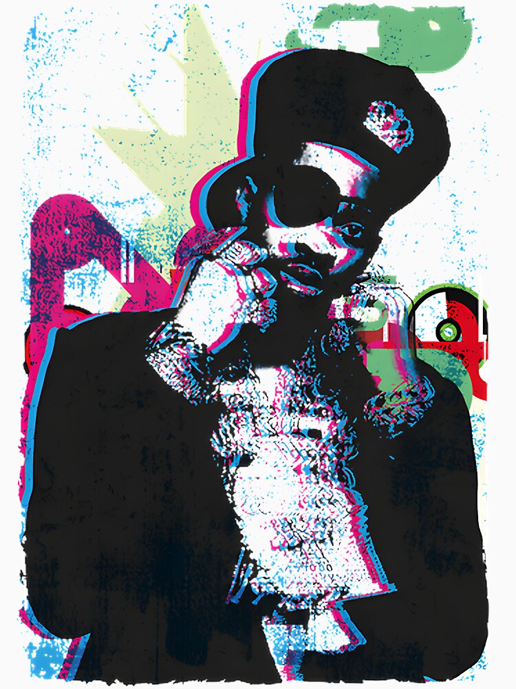 Slick Rick Inspired Urban Graphic Design For Streetwear And Shirt
