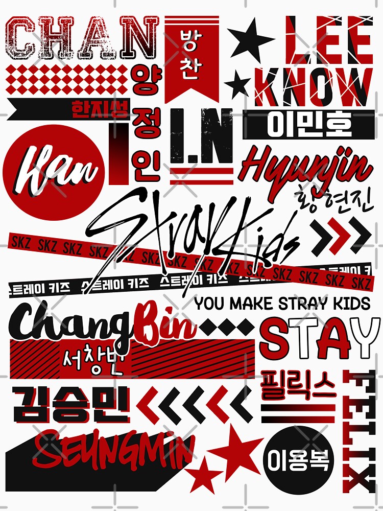 Stray Kids OT8 Collage Shirt