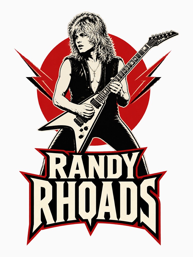 Randy Rhoads Inspired Rock Guitar Design For Music Lovers Shirt