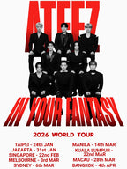 ATEEZ In Your Fantasy 2026 World Tour Shirt