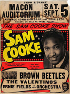 Sam Cooke Macon Auditorium Concert Shirt