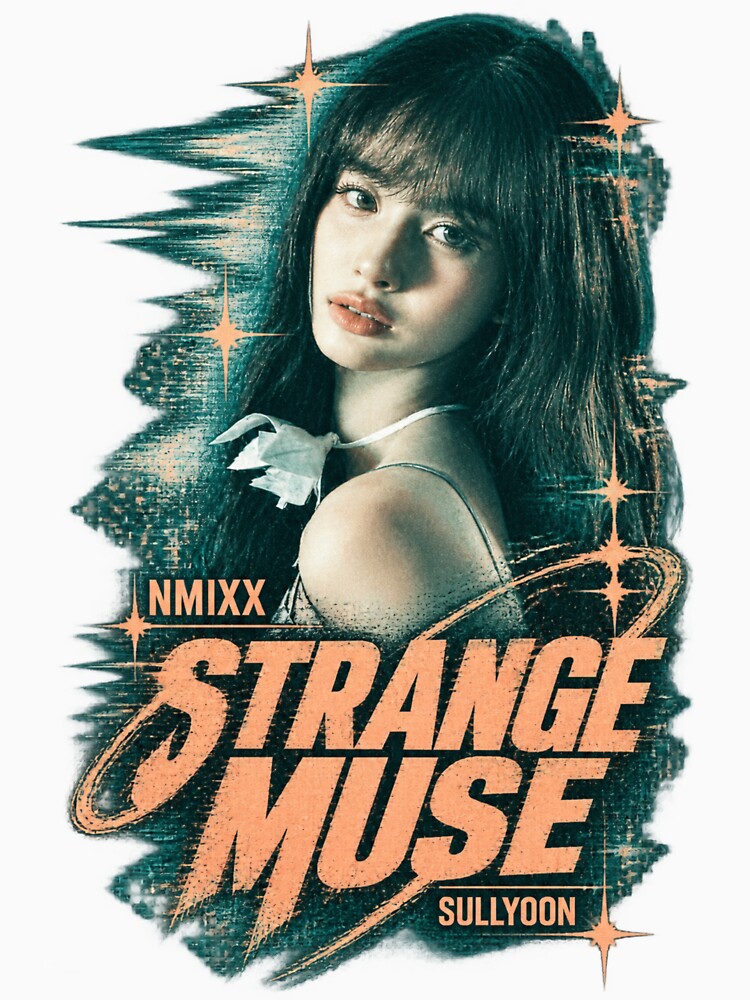 NMIXX Sullyoon Strange Muse Distortion Art Kpop Aesthetic Shirt
