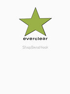 Everclear White Pale Green Star Design Shirt