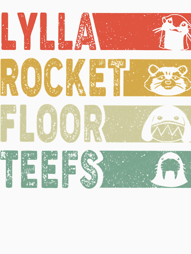 Lylla Rocket Floor Teefs Rocket & Team Space Shirt